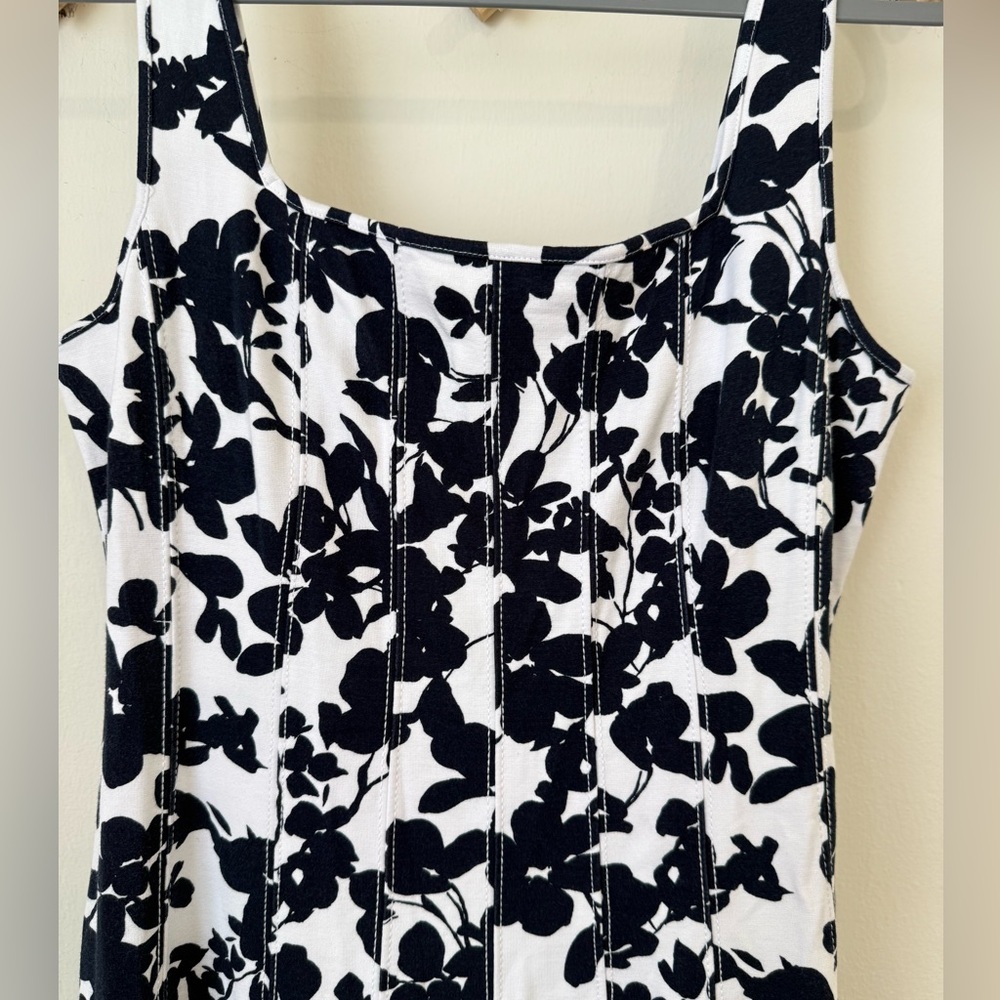 Loft Garden Seamed Ponte Midi Dress - Picture 5 of 10